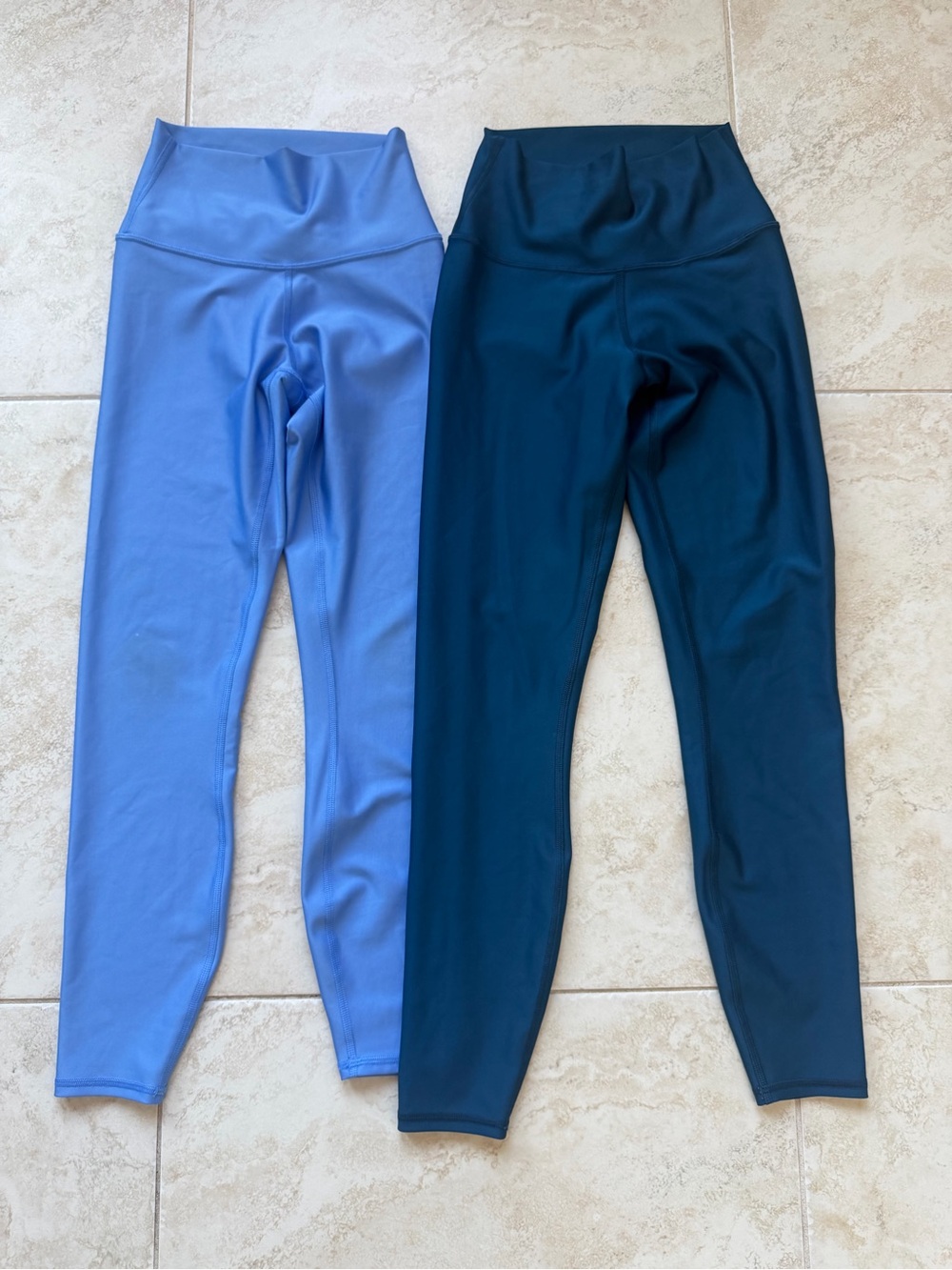 ALO YOGA Blue Leggings Set of 2